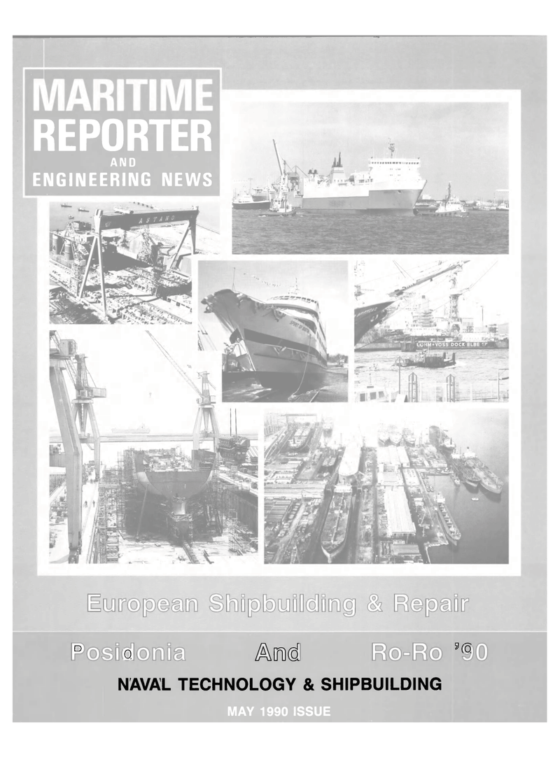Maritime Reporter Magazine Cover May 1990 - 