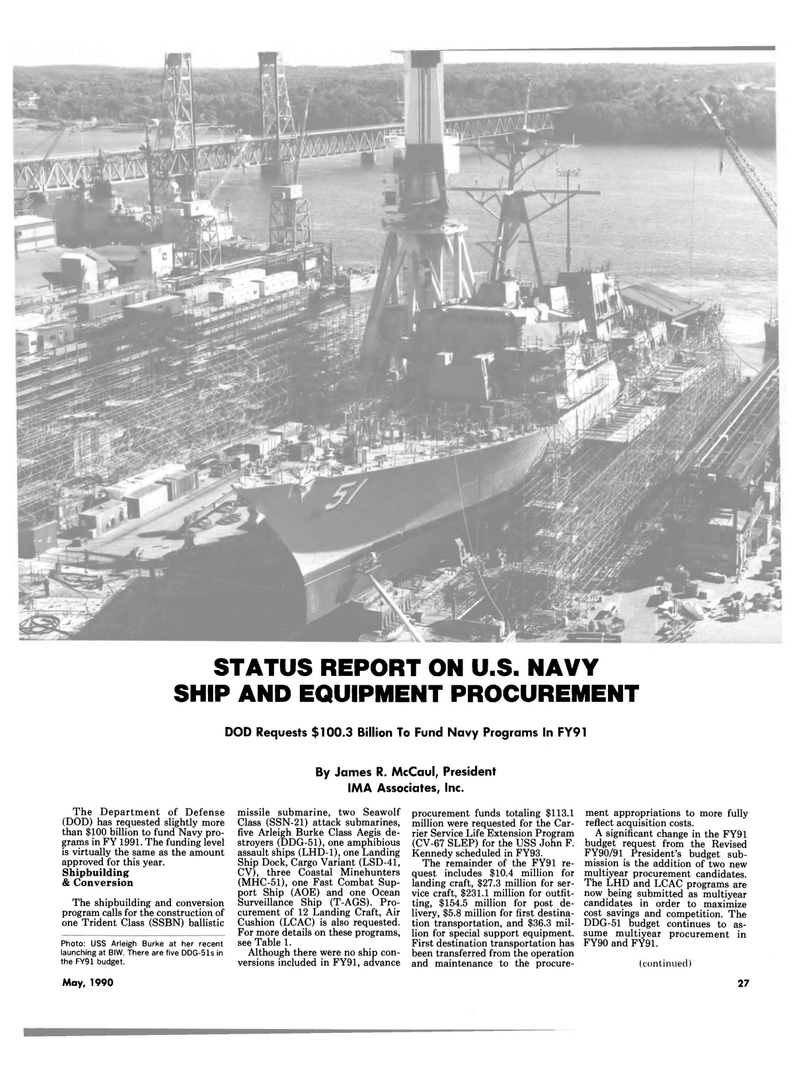 Maritime Reporter Magazine, page 25,  May 1990