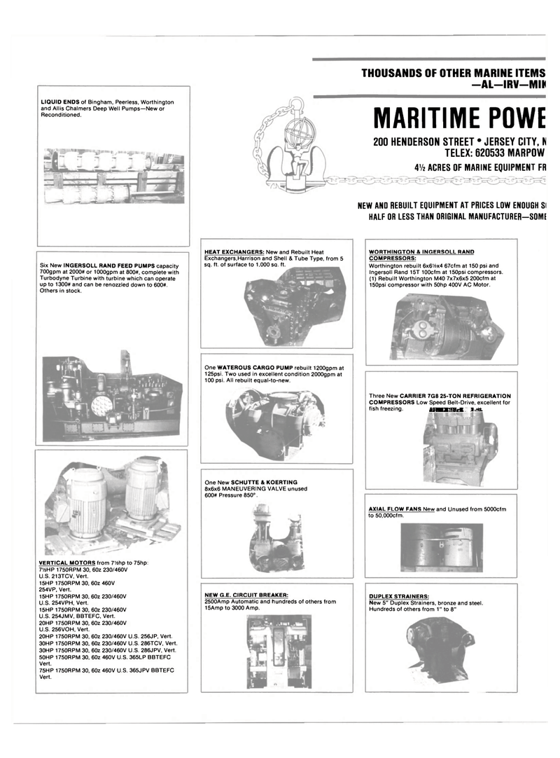Maritime Reporter Magazine, page 46,  May 1990