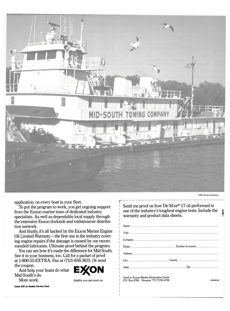 Maritime Reporter Magazine, page 26,  Jul 1990