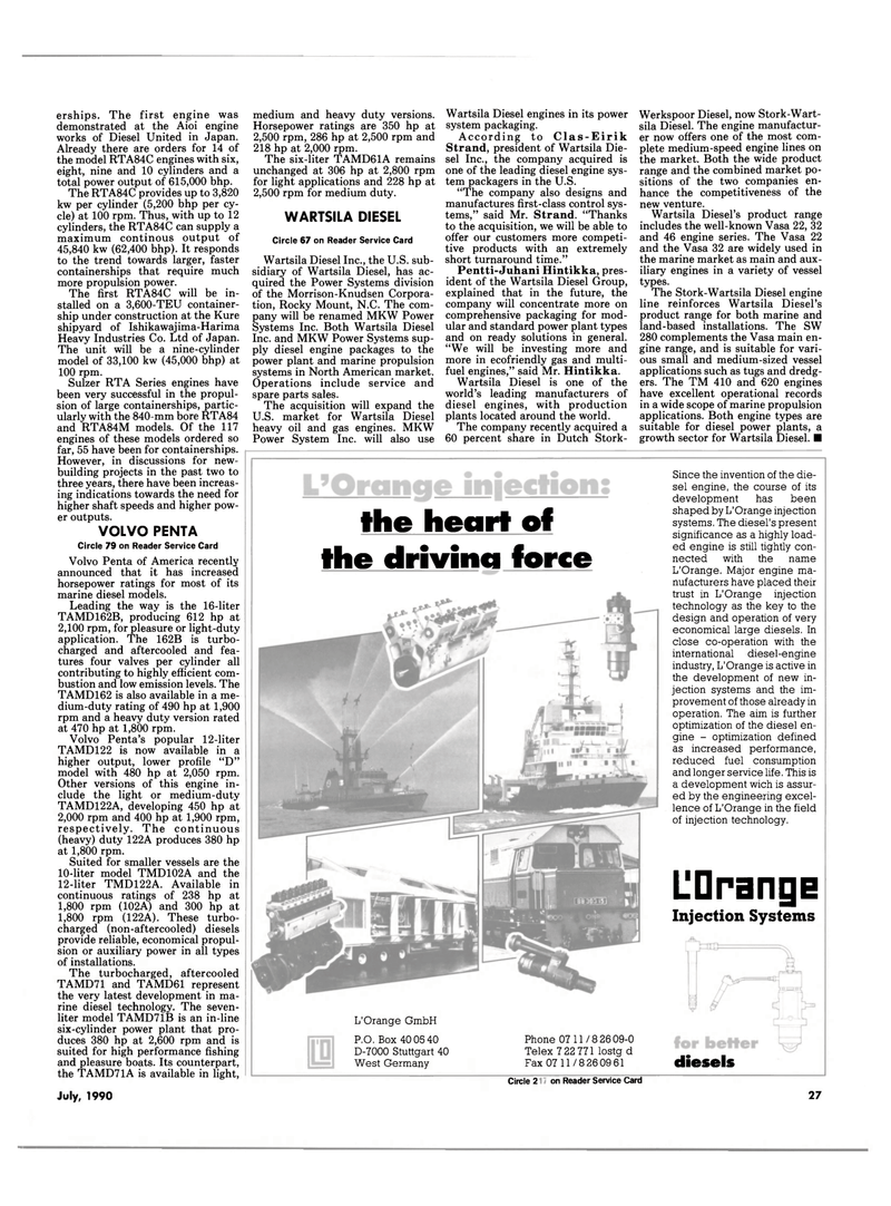 Maritime Reporter Magazine, page 30,  Jul 1990