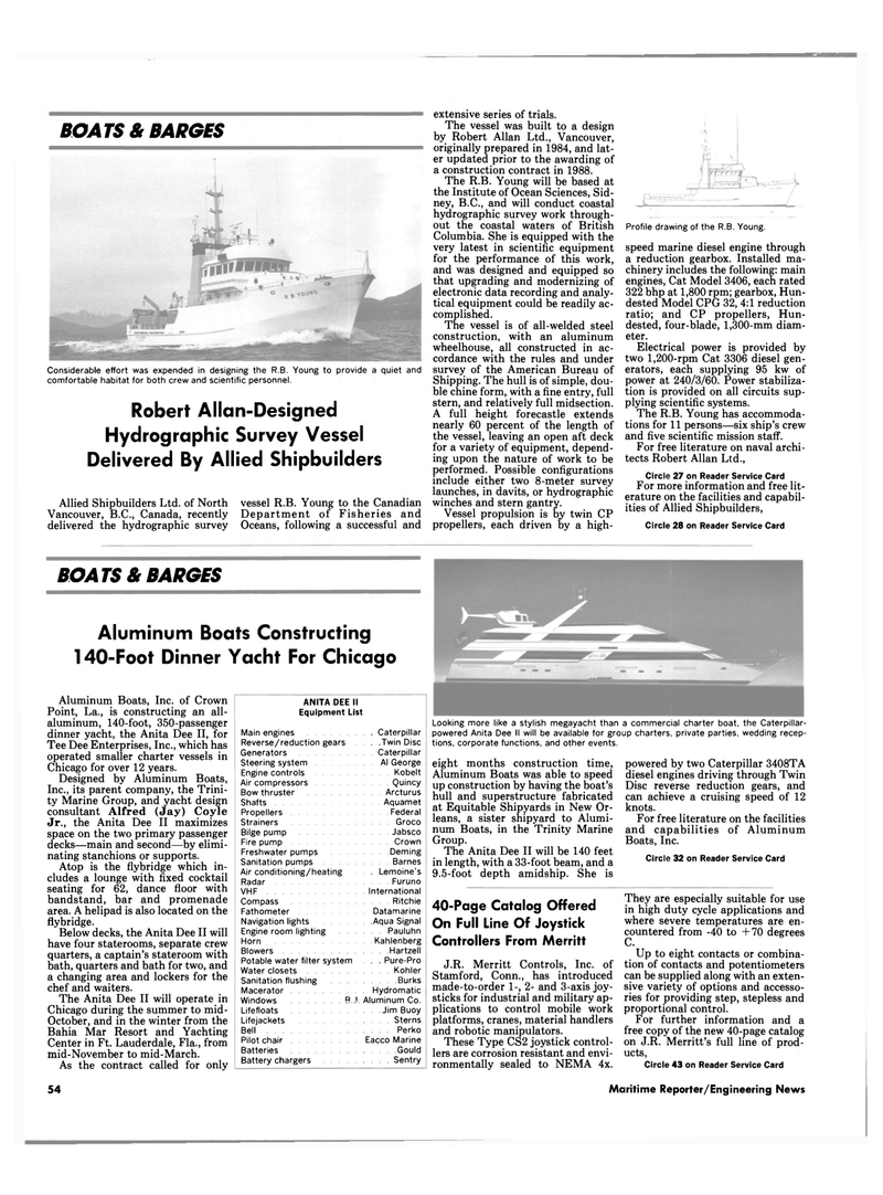 Maritime Reporter Magazine, page 57,  Jul 1990
