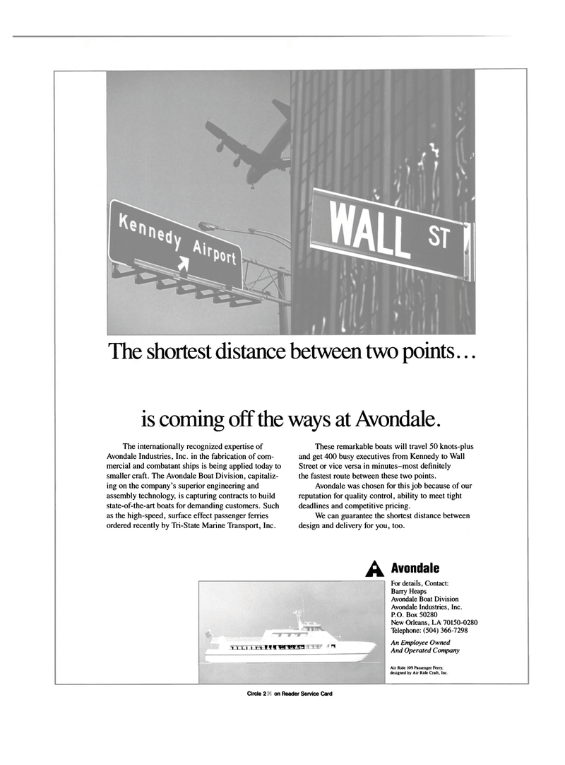 Maritime Reporter Magazine, page 3rd Cover,  Jul 1990