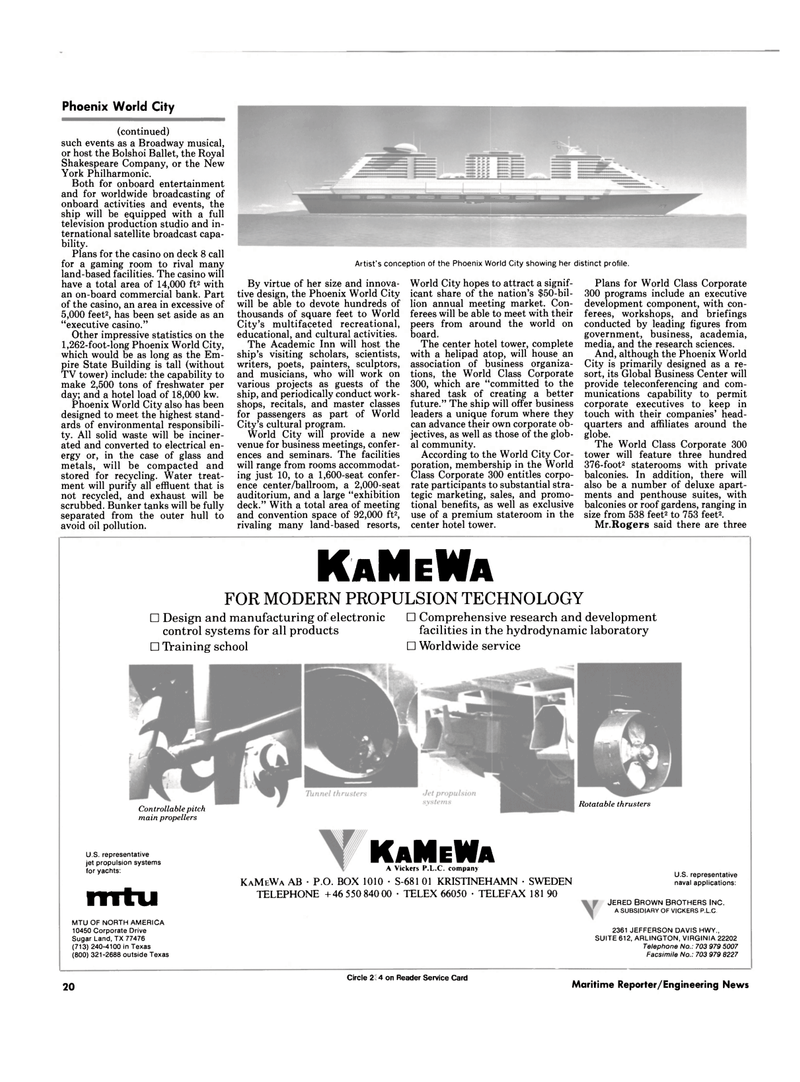 Maritime Reporter Magazine, page 18,  Sep 1990