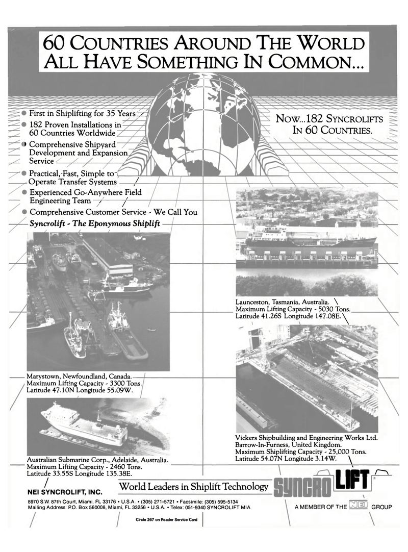 Maritime Reporter Magazine, page 3rd Cover,  Sep 1990