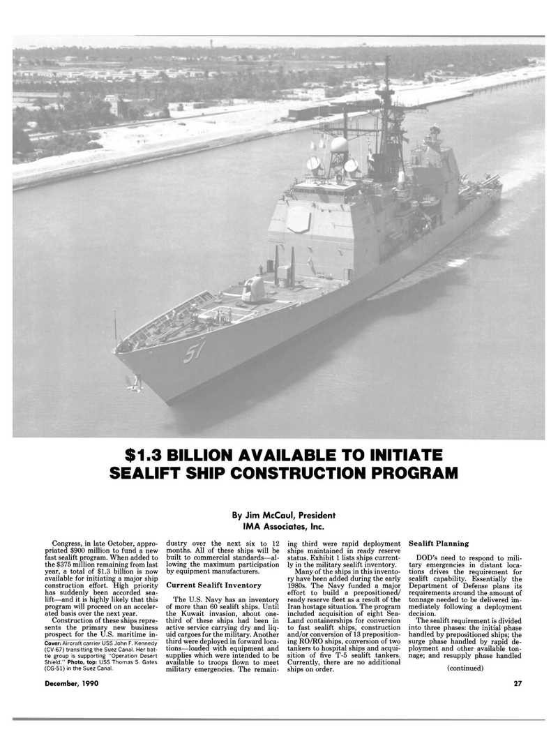 Maritime Reporter Magazine, page 25,  Dec 1990