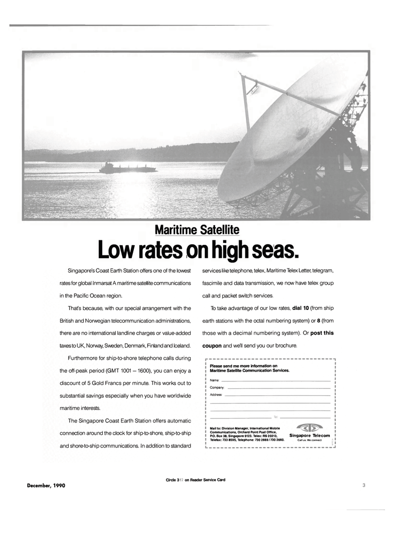 Maritime Reporter Magazine, page 1,  Dec 1990