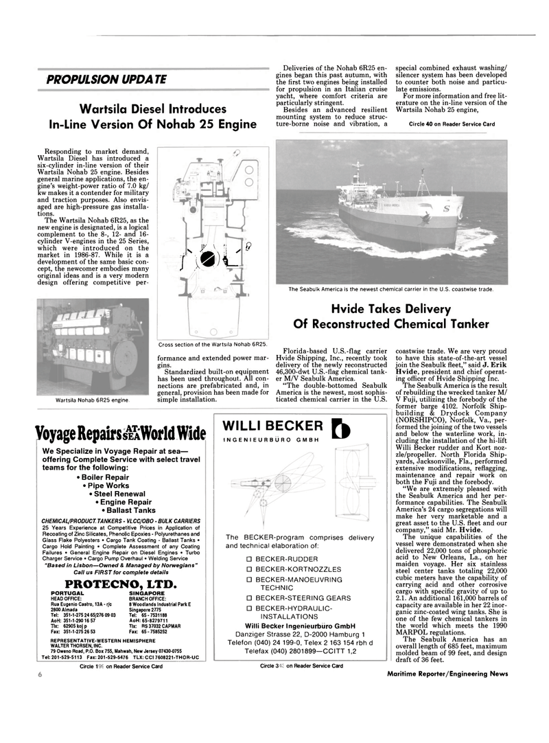 Maritime Reporter Magazine, page 4,  Dec 1990