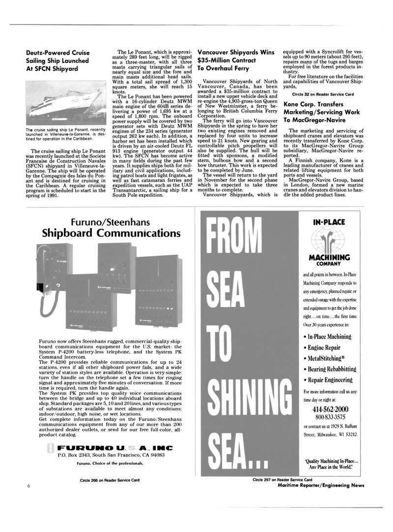 Maritime Reporter Magazine, page 4,  Feb 1991