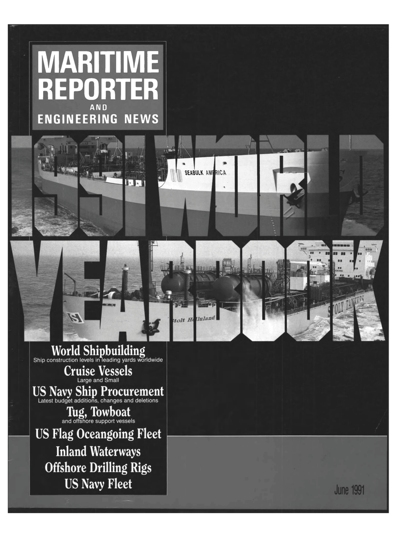 Maritime Reporter Magazine Cover Jun 1991 - 