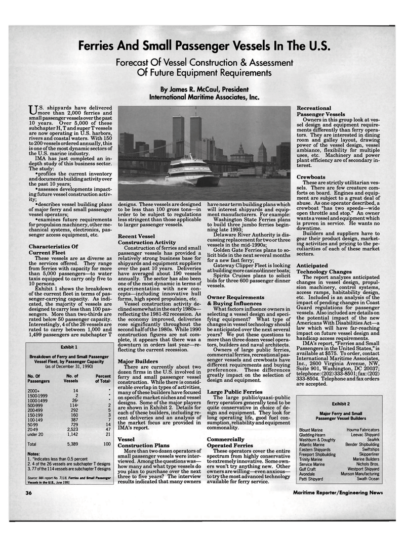 Maritime Reporter Magazine, page 34,  Aug 1991