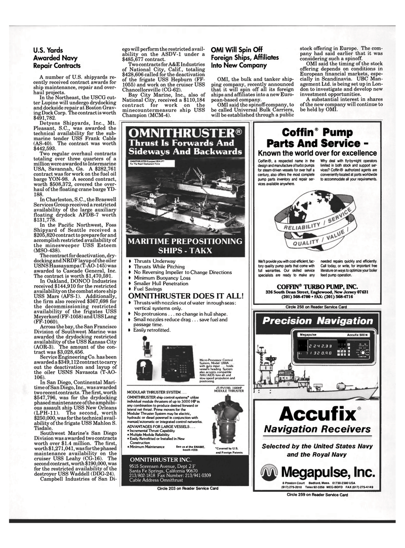 Maritime Reporter Magazine, page 27,  Dec 1991