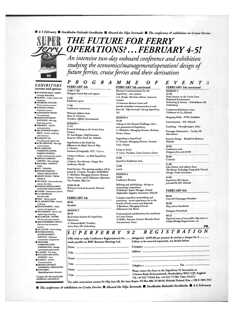 Maritime Reporter Magazine, page 1,  Jan 1992