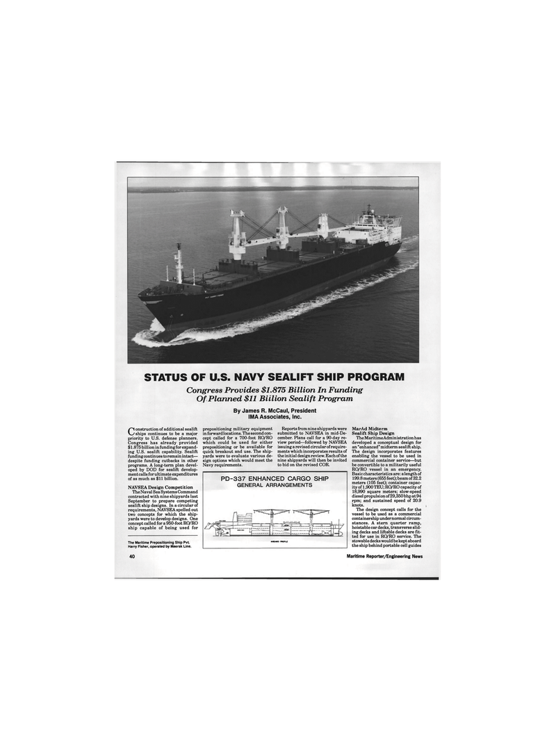 Maritime Reporter Magazine, page 40,  Feb 1992