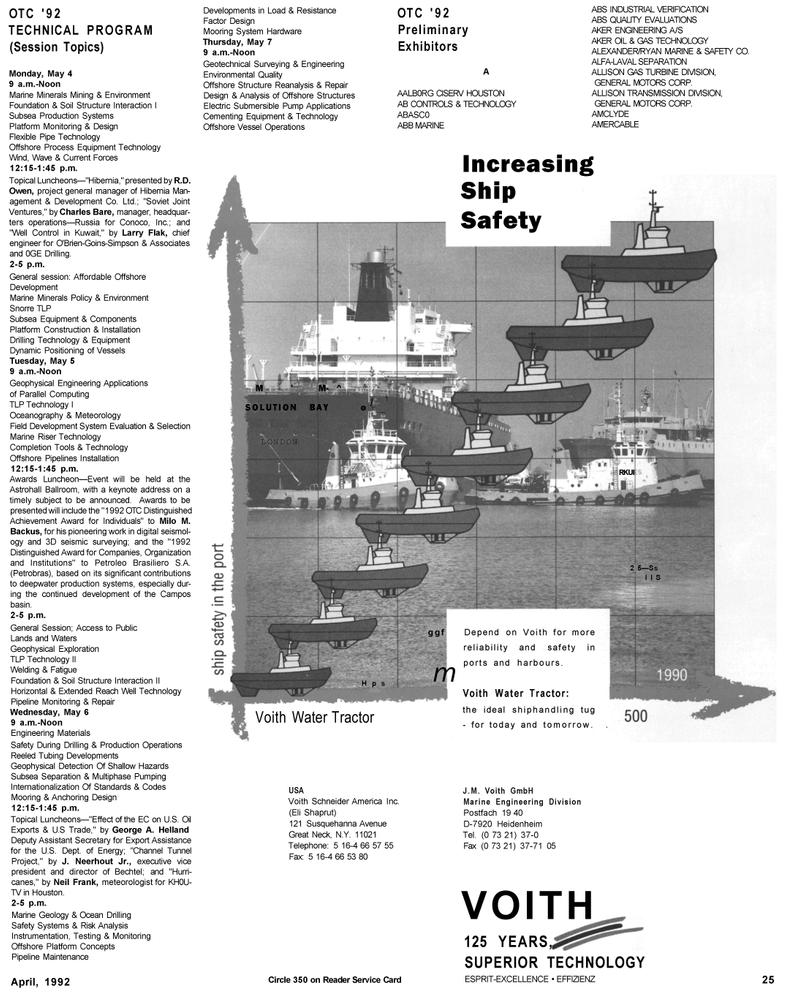 Maritime Reporter Magazine, page 25,  Apr 1992