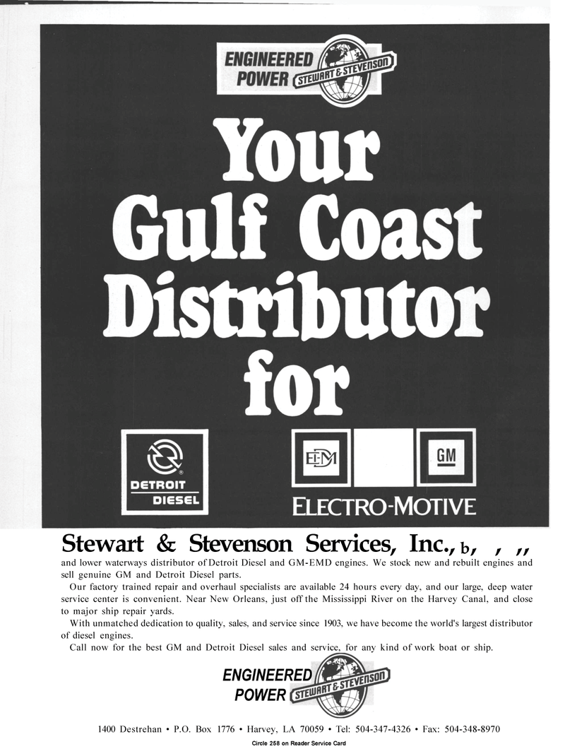 Maritime Reporter Magazine, page 1,  Apr 1992