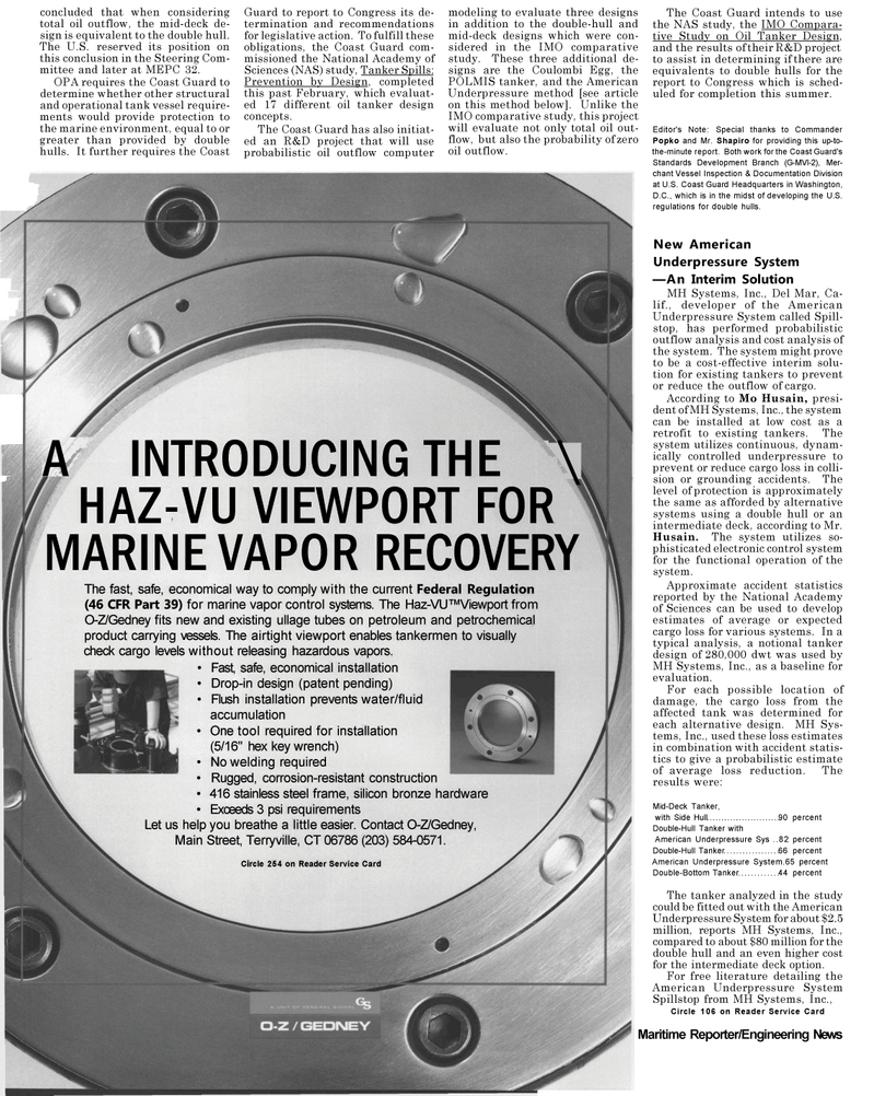 Maritime Reporter Magazine, page 24,  May 1992