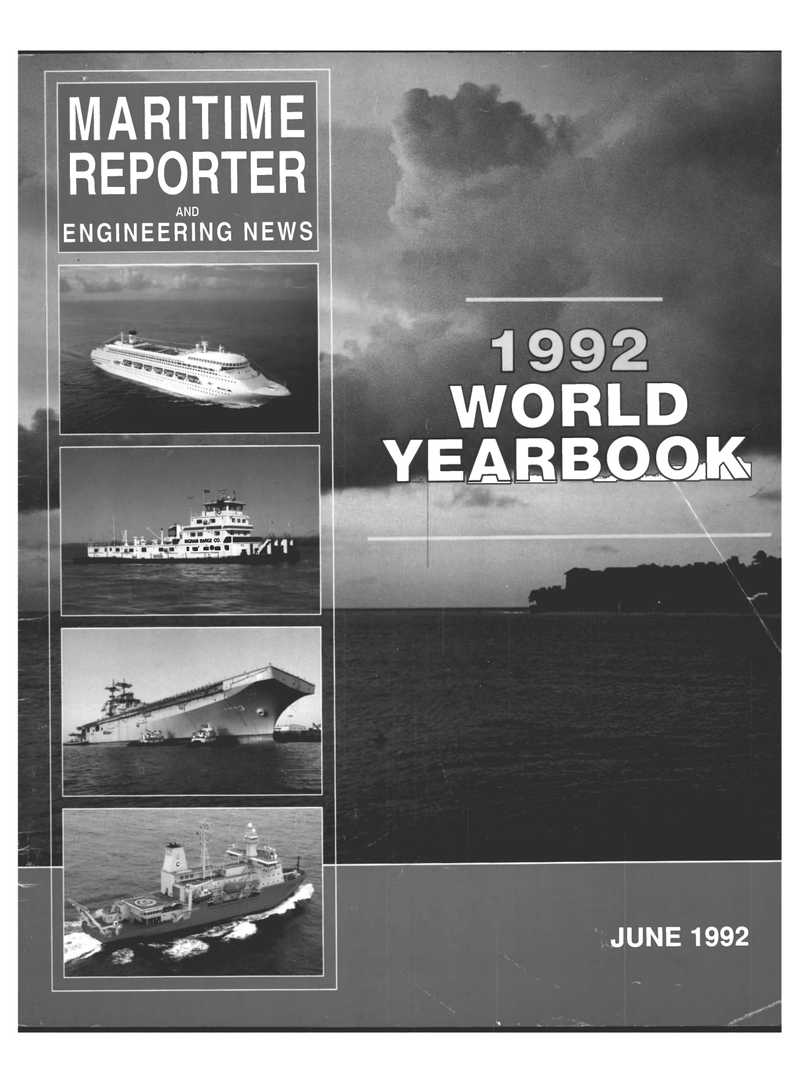 Maritime Reporter Magazine Cover Jun 1992 - 