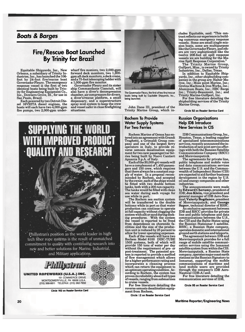 Maritime Reporter Magazine, page 18,  Jun 1992