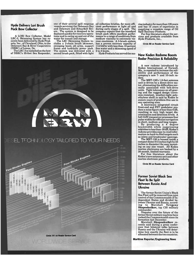Maritime Reporter Magazine, page 64,  Jun 1992
