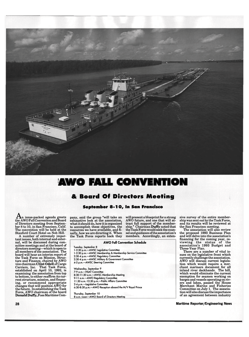 Maritime Reporter Magazine, page 26,  Aug 1992