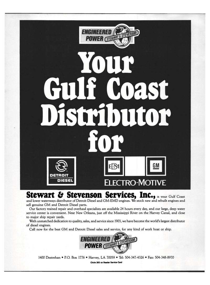 Maritime Reporter Magazine, page 1,  Aug 1992