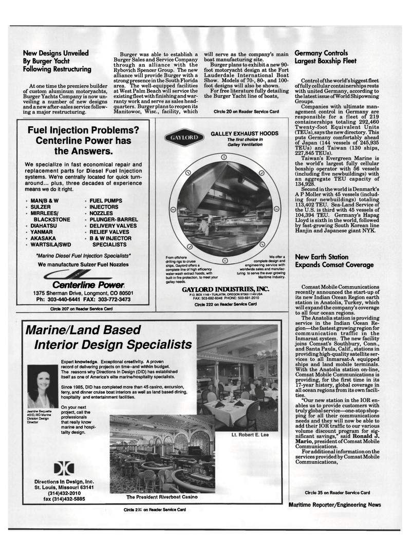 Maritime Reporter Magazine, page 28,  Aug 1992