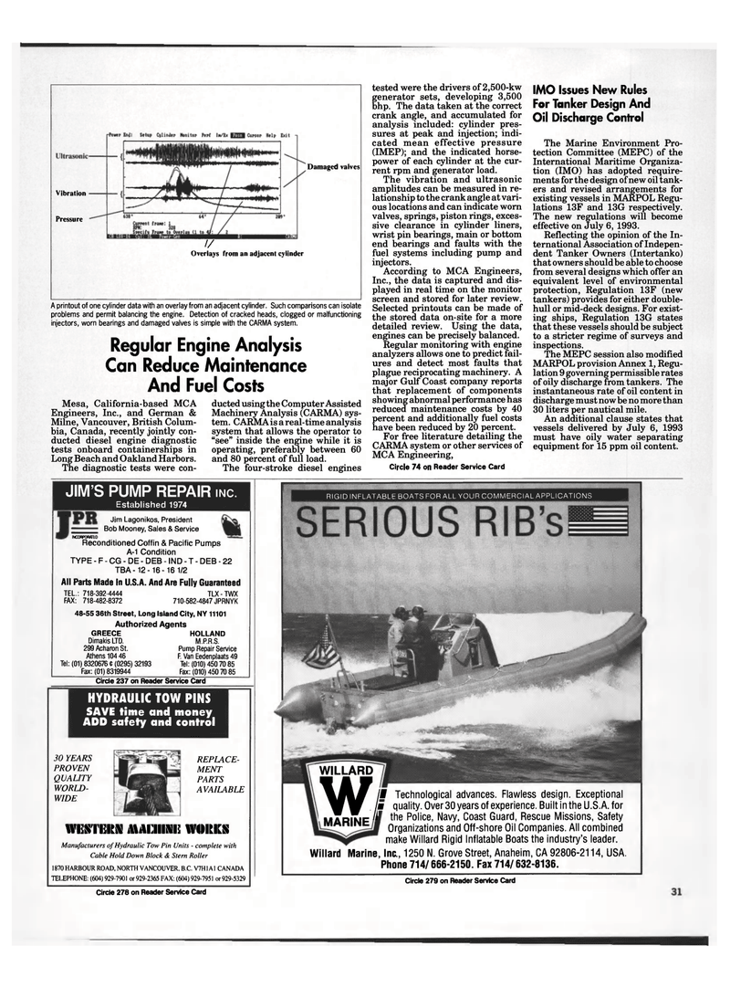 Maritime Reporter Magazine, page 29,  Aug 1992