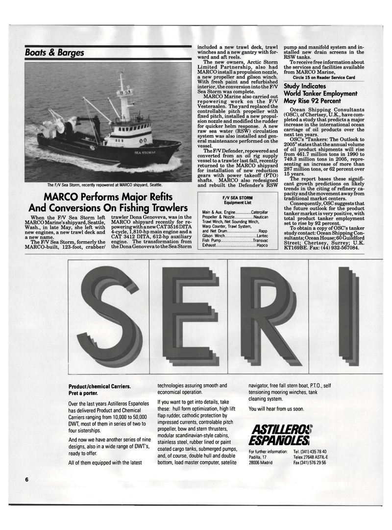 Maritime Reporter Magazine, page 4,  Aug 1992