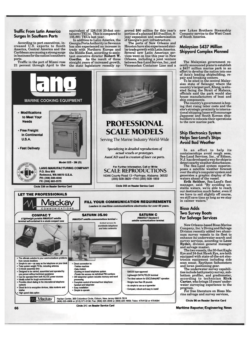Maritime Reporter Magazine, page 64,  Aug 1992