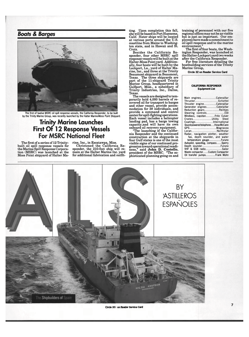 Maritime Reporter Magazine, page 5,  Aug 1992