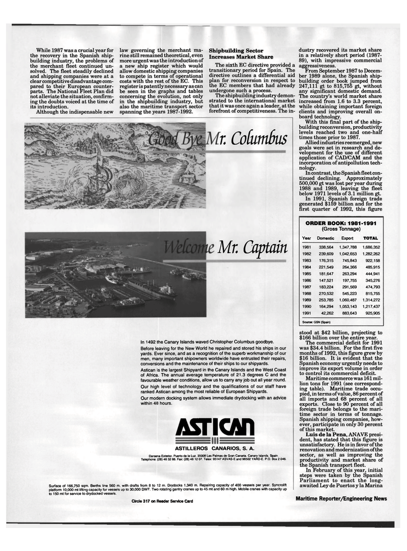 Maritime Reporter Magazine, page 22,  Sep 1992
