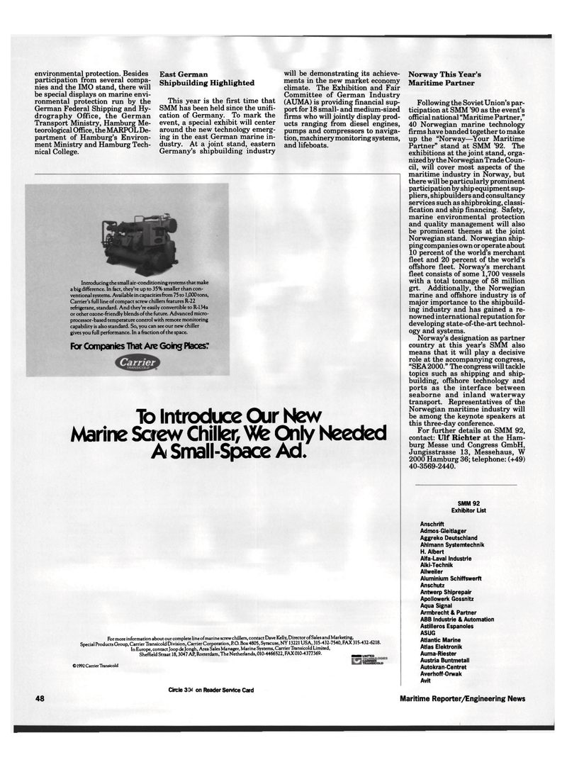 Maritime Reporter Magazine, page 50,  Sep 1992