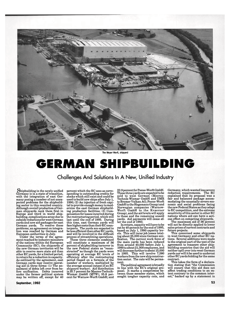 Maritime Reporter Magazine, page 55,  Sep 1992