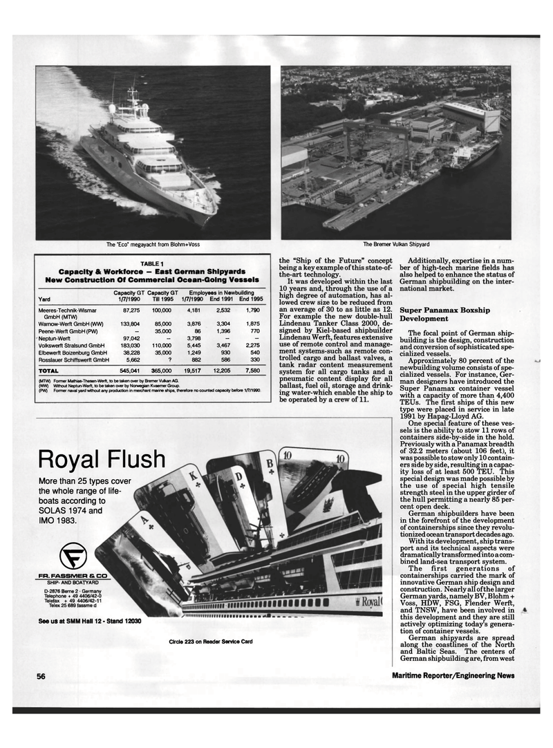 Maritime Reporter Magazine, page 58,  Sep 1992