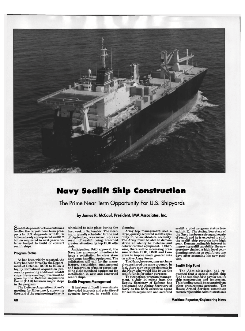 Maritime Reporter Magazine, page 70,  Sep 1992