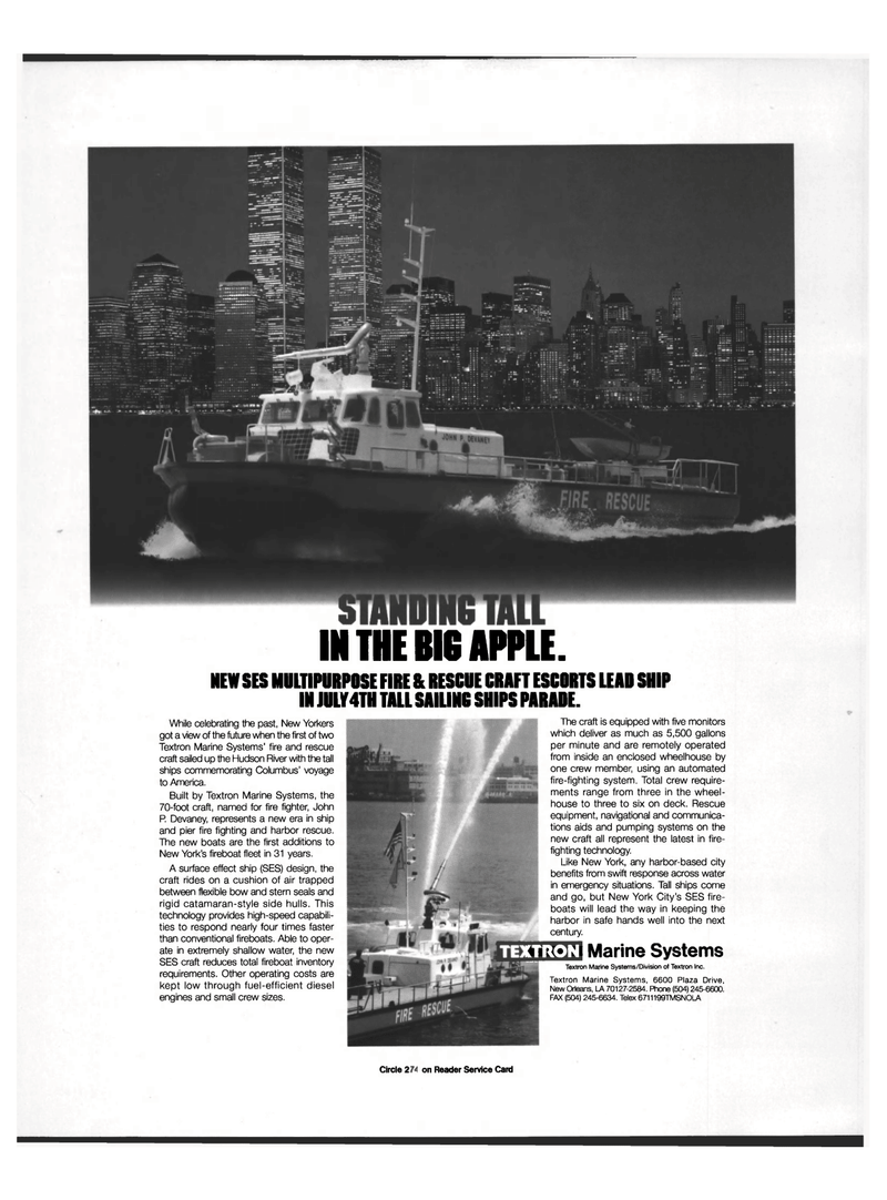 Maritime Reporter Magazine, page 75,  Sep 1992
