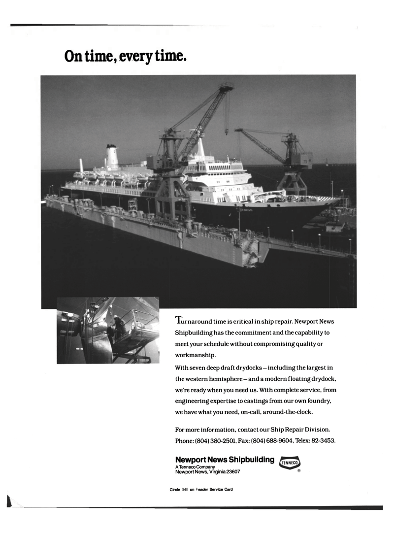 Maritime Reporter Magazine, page 2nd Cover,  Oct 1992