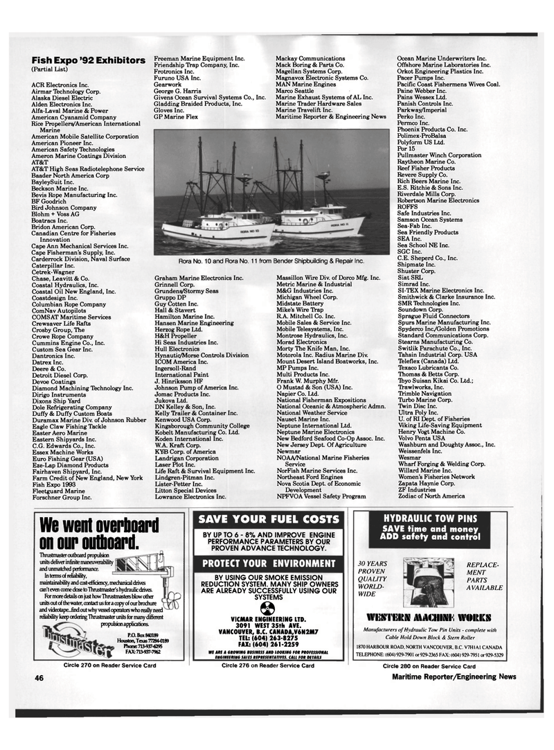 Maritime Reporter Magazine, page 45,  Oct 1992