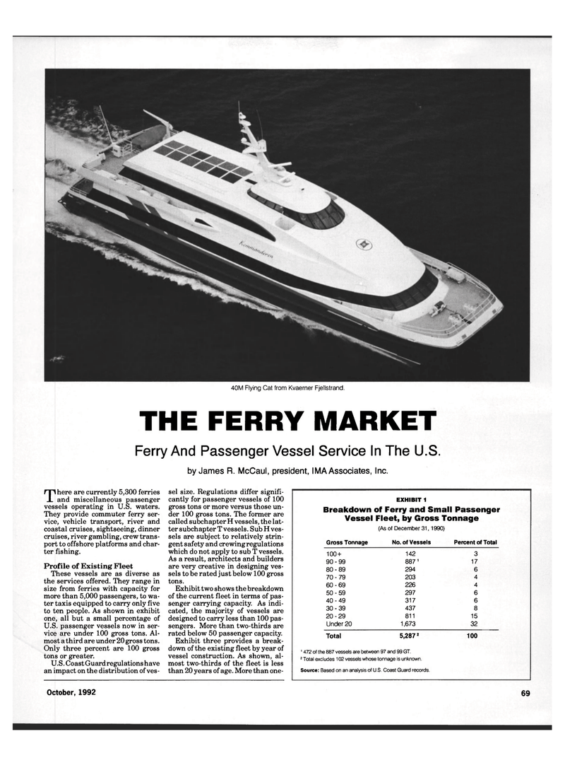 Maritime Reporter Magazine, page 68,  Oct 1992