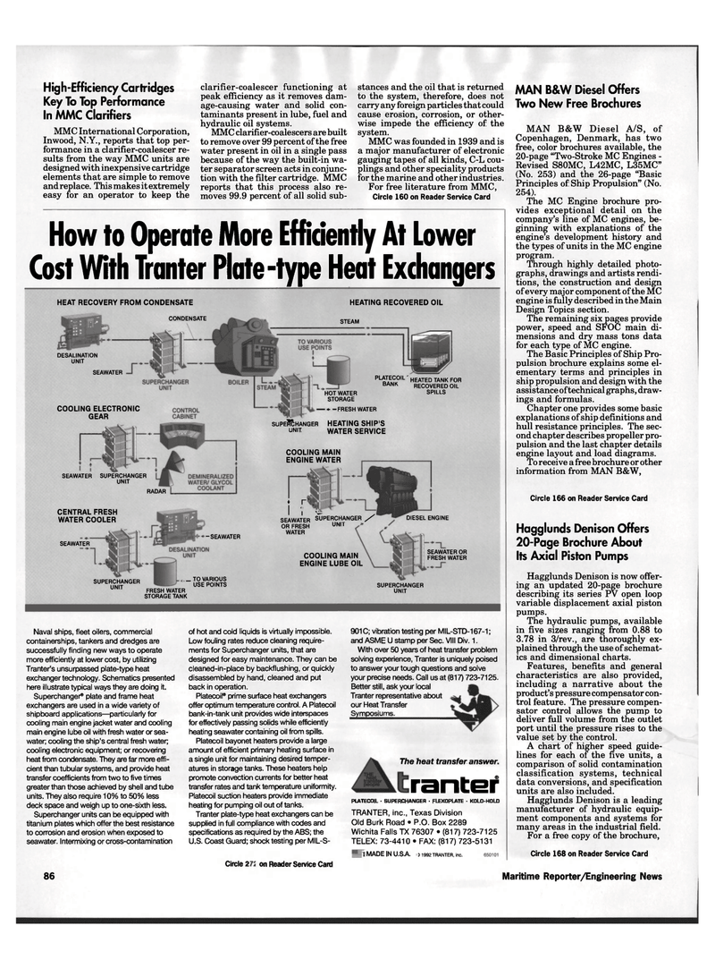 Maritime Reporter Magazine, page 85,  Oct 1992