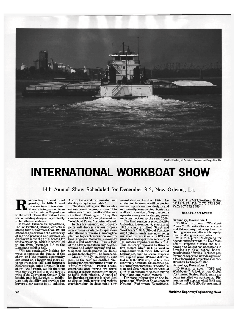 Maritime Reporter Magazine, page 18,  Nov 1992