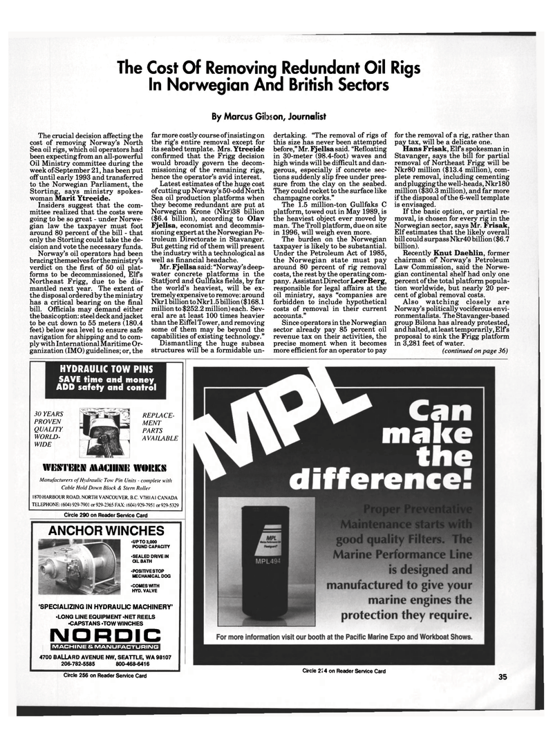 Maritime Reporter Magazine, page 33,  Nov 1992