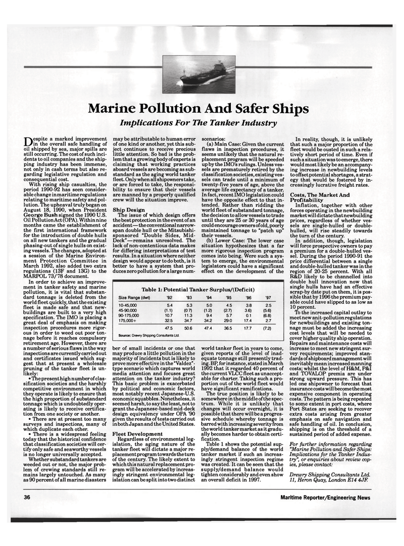 Maritime Reporter Magazine, page 34,  Dec 1992