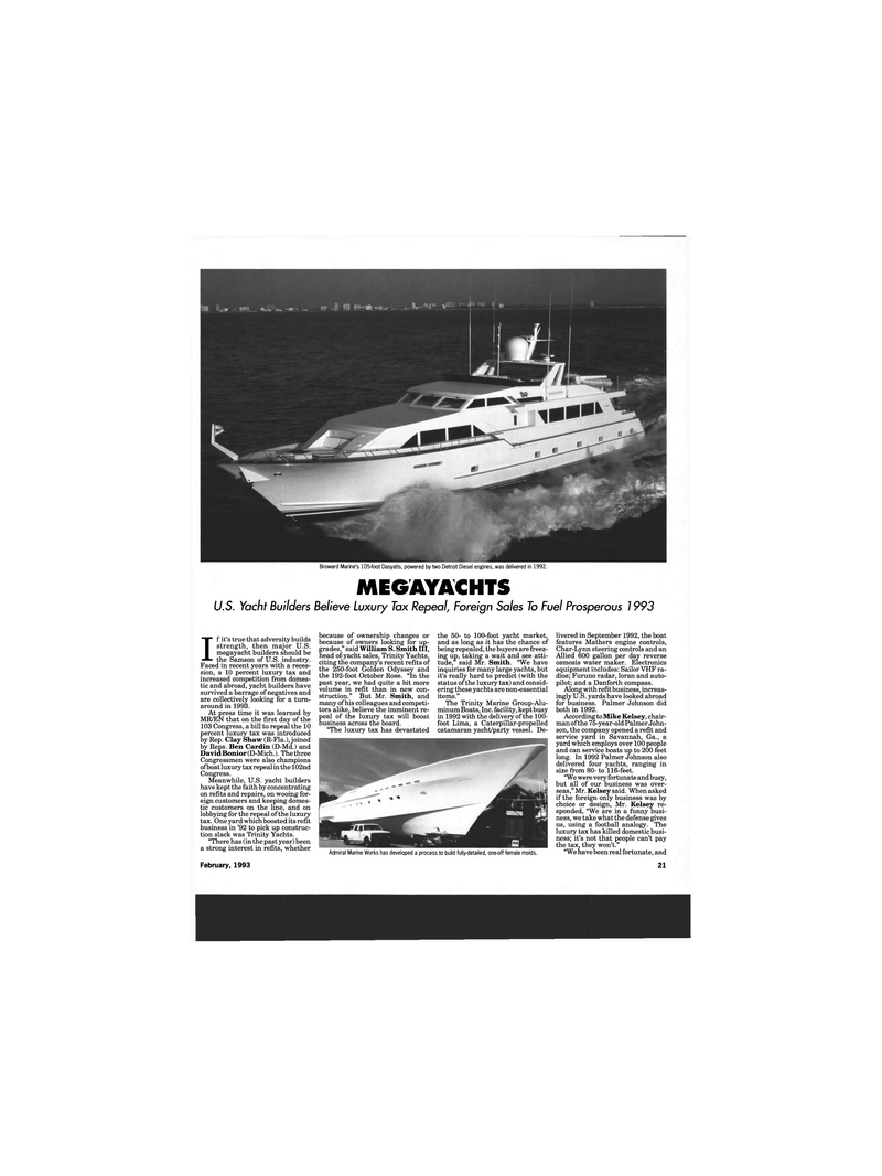 Maritime Reporter Magazine, page 19,  Feb 1993