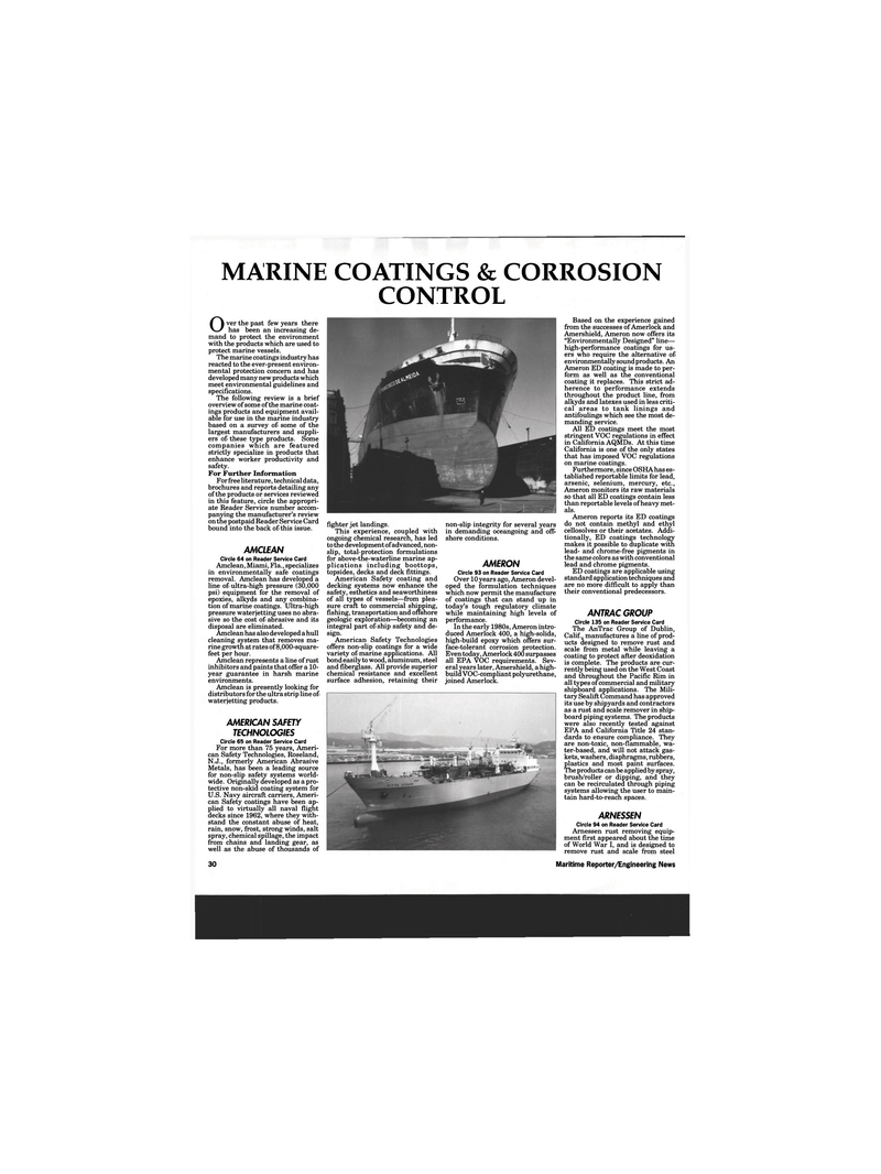 Maritime Reporter Magazine, page 28,  Feb 1993