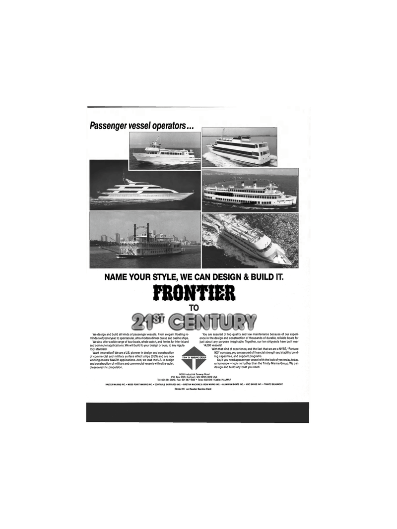 Maritime Reporter Magazine, page 43,  Feb 1993