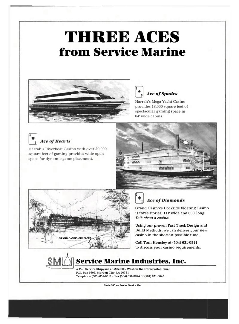 Maritime Reporter Magazine, page 2nd Cover,  Mar 1993