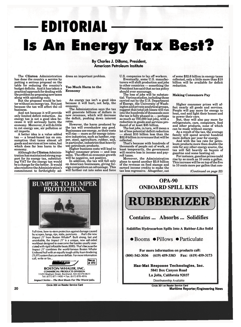 Maritime Reporter Magazine, page 18,  Apr 1993