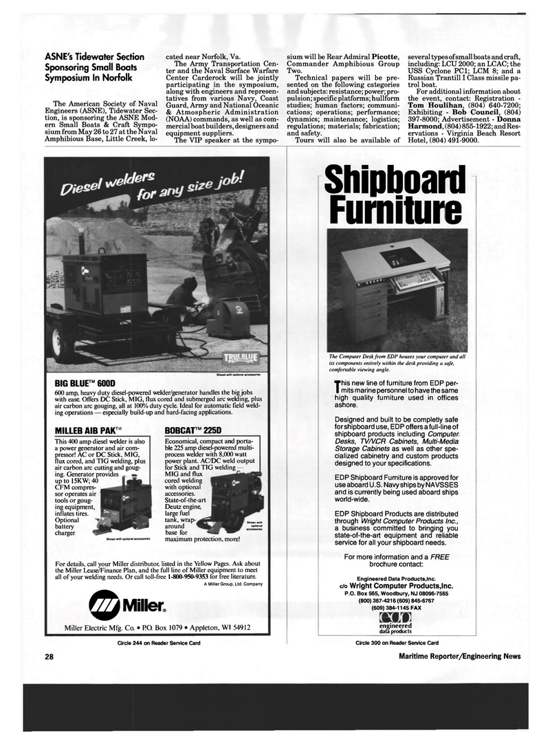 Maritime Reporter Magazine, page 26,  Apr 1993